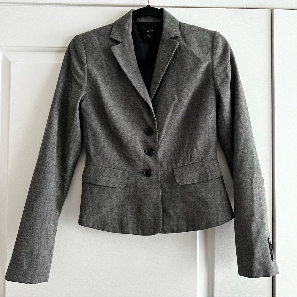 Ann Taylor Charcoal Women's Suit Jacket